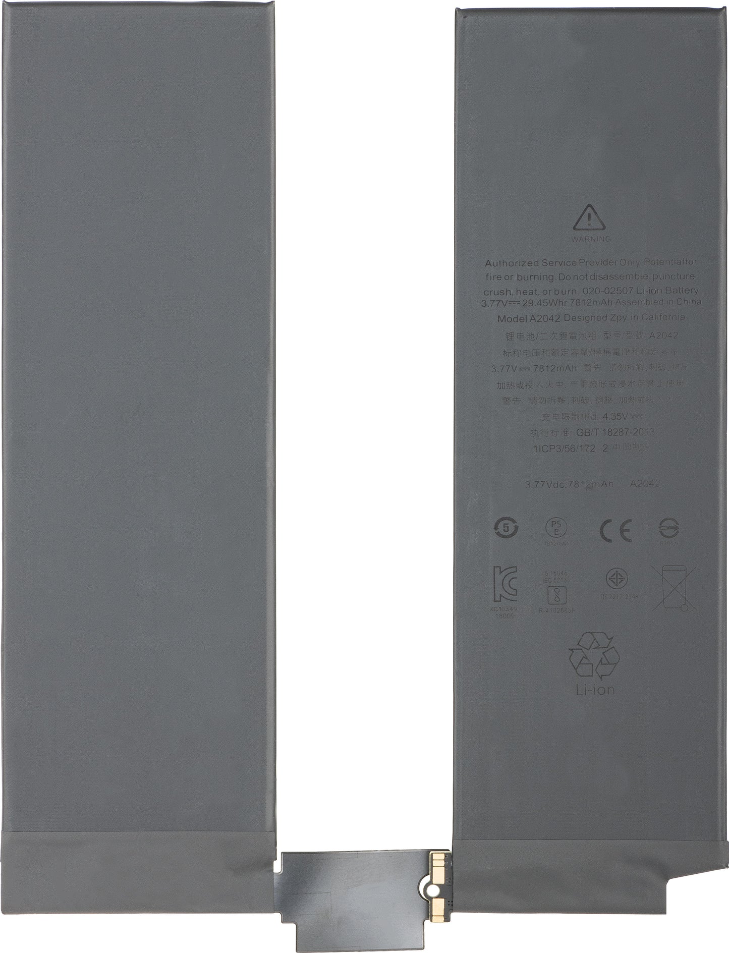 Apple iPad Pro 11 (2018) batterij