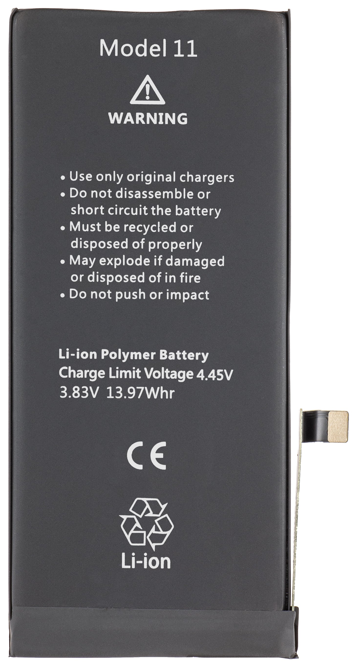Batterie Apple iPhone 11, haute capacité
