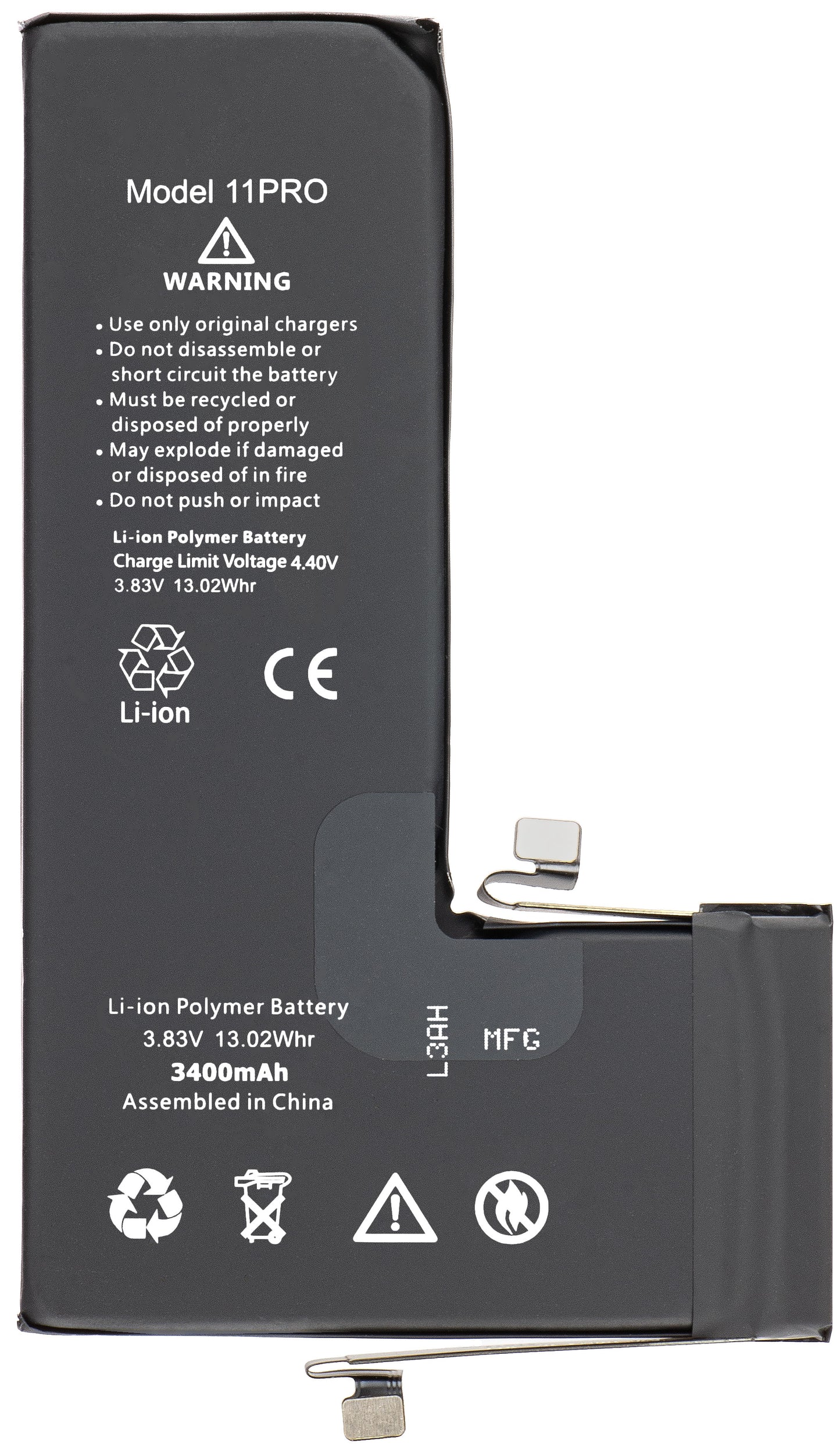 Apple iPhone 11 Pro batterij, hoge capaciteit