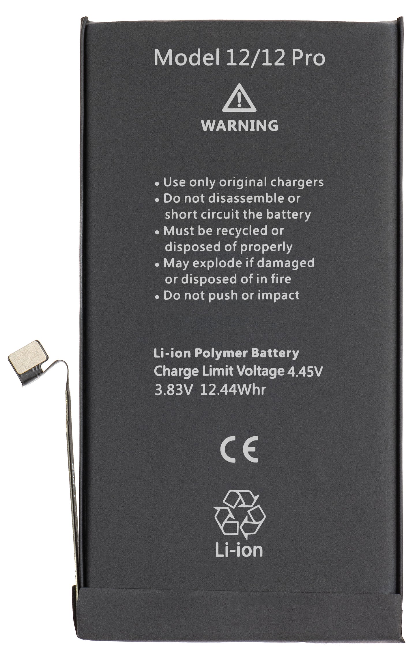 Accu Apple iPhone 12 / 12 Pro, Hoge Capaciteit