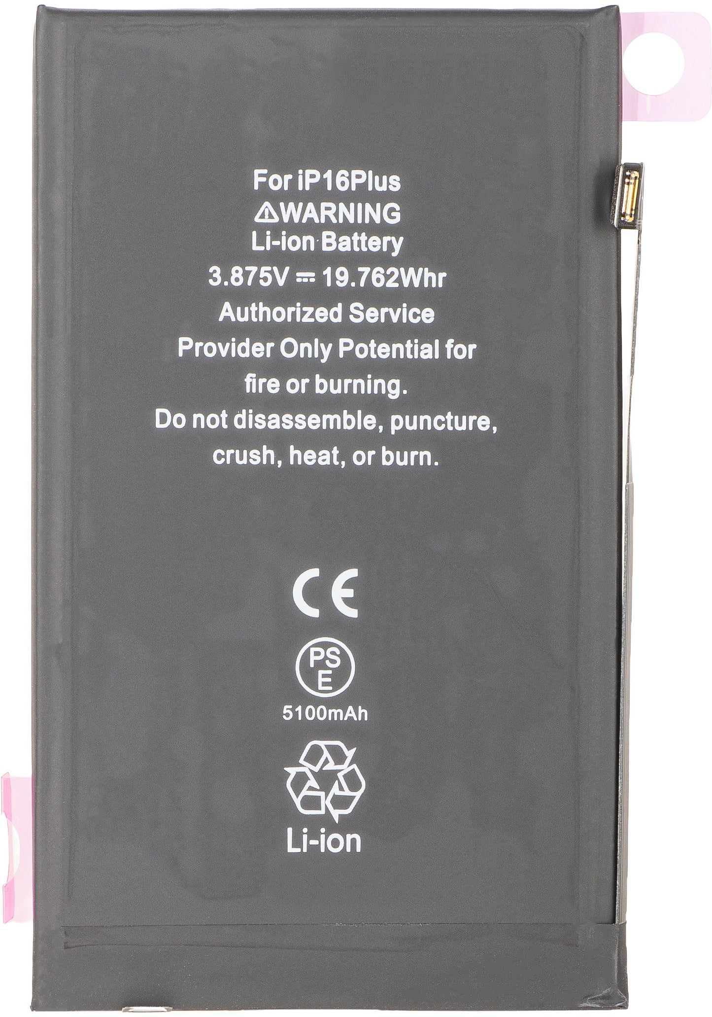 Apple iPhone 16 Plus batterij, hoge capaciteit
