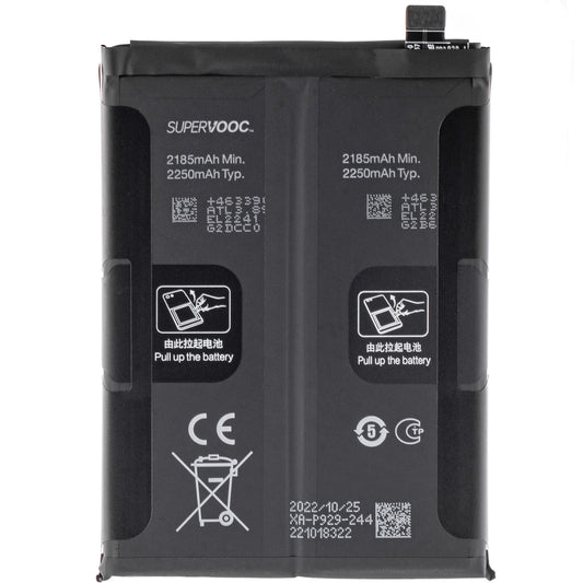 Batterij Oppo Reno8 Pro+ / Reno8 Pro, BLP929, Service Pack 4909927