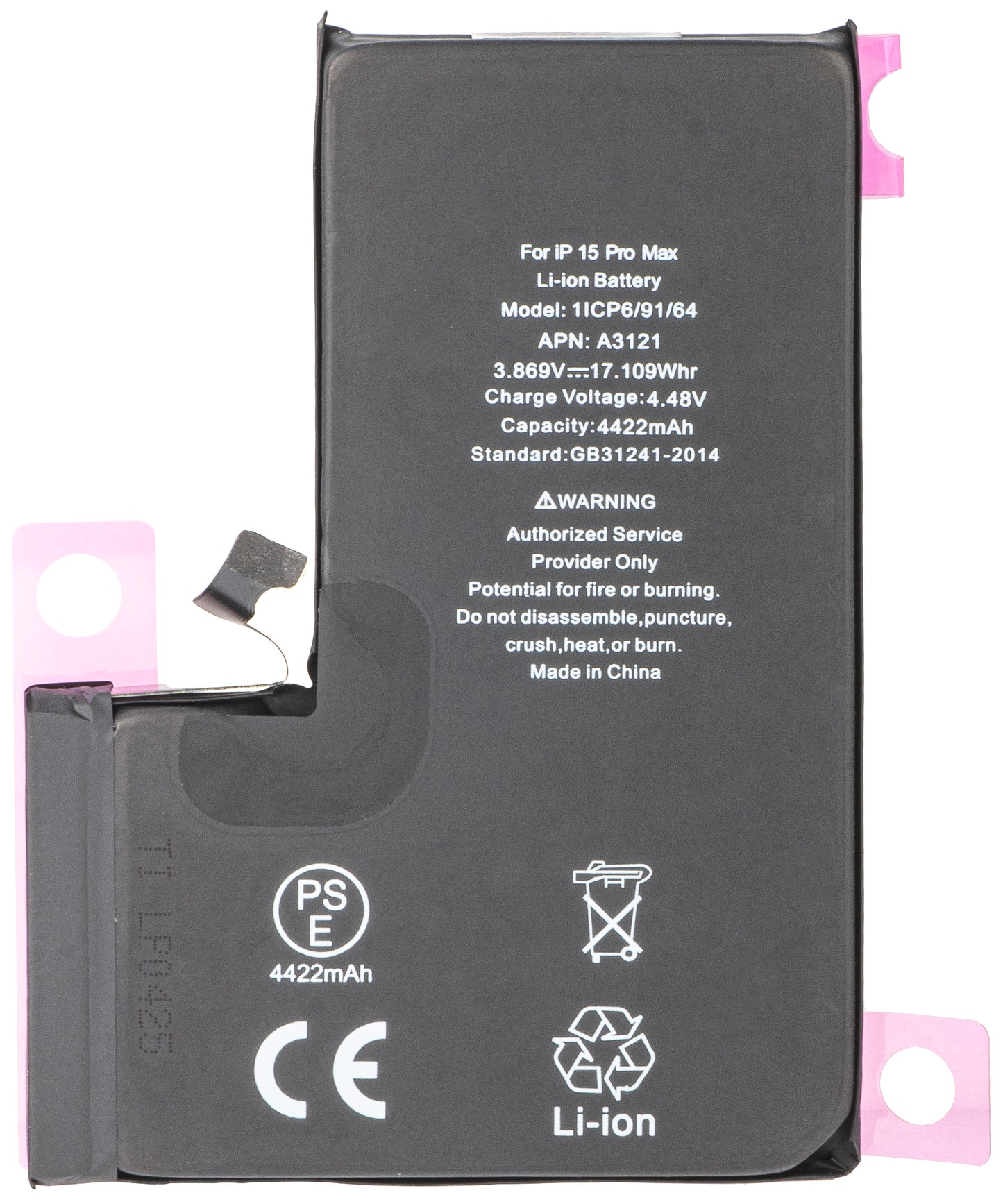 Batterie pour Apple iPhone 15 Pro Max, Diagnostic