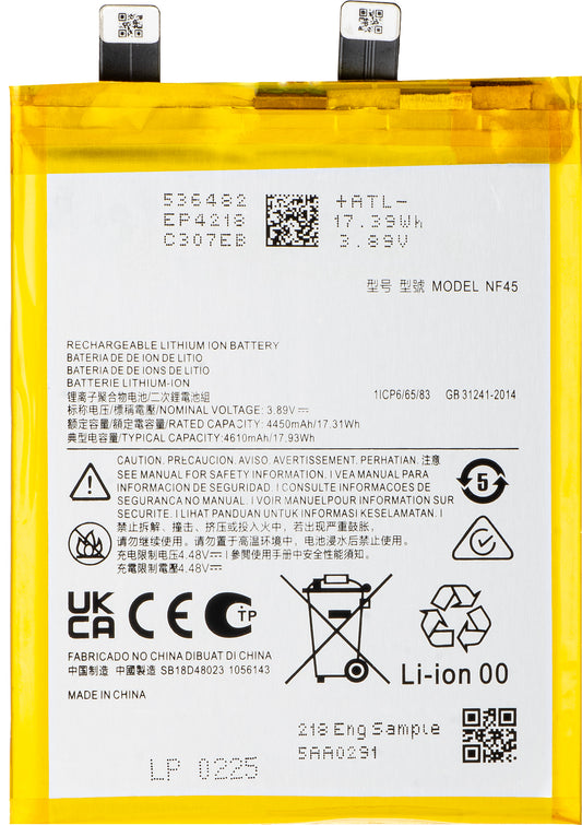 Accu voor Motorola Edge 30 Ultra, NF45