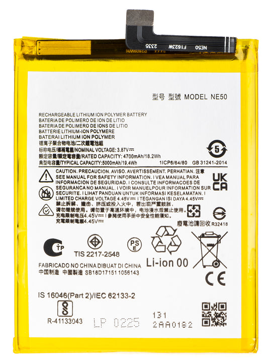 Accu voor Motorola Moto G72 / G52 / G82, NE50