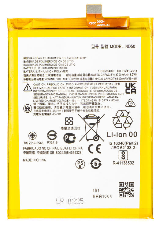 Accu voor Motorola Moto G42 / G31, ND50