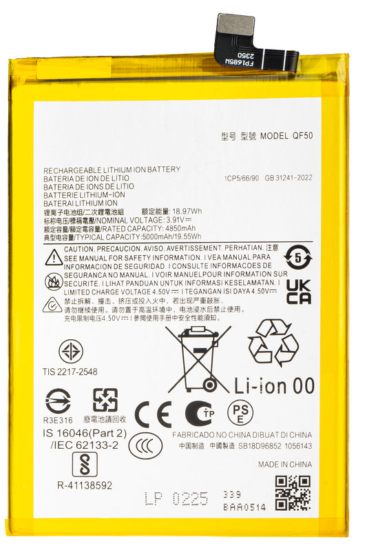 Accu voor Motorola Moto G04 / G24 / G34, QF50