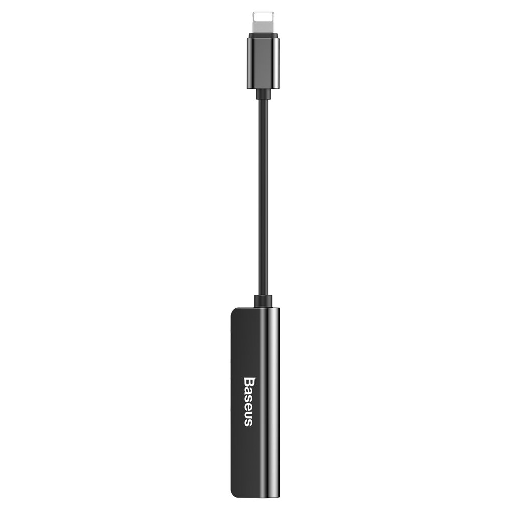 Lightning Audio Adapter - Lightning / 3.5mm Baseus L52, Zwart, Herverpakt CALL52-01