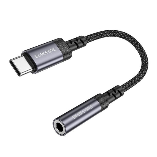 USB-C Audio Adapter - 3.5mm Borofone BV24, Gray