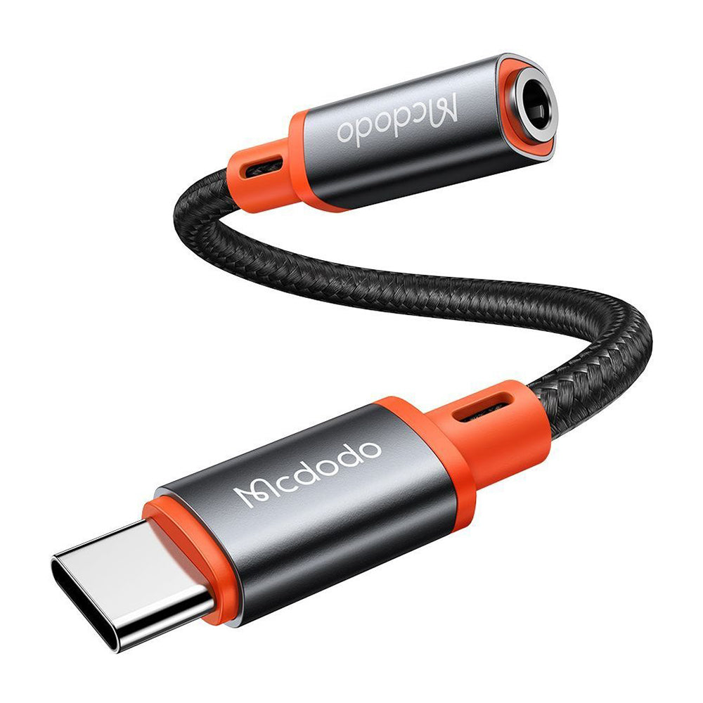 Audio Adapter USB-C - 3.5mm McDodo CA-7561, Zwart
