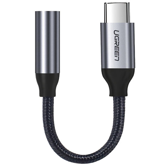 Audio Adapter USB-C - 3.5mm UGREEN AV142, Grijs