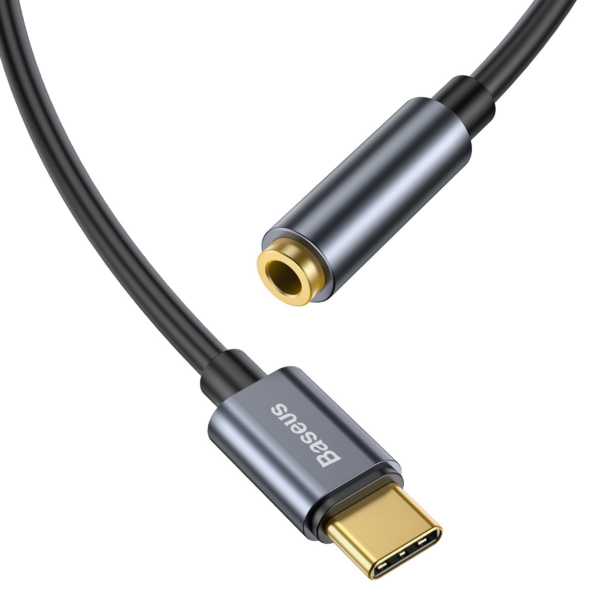 Audio Adapter USB-C - 3.5mm Baseus L54, Grijs CATL54-0G