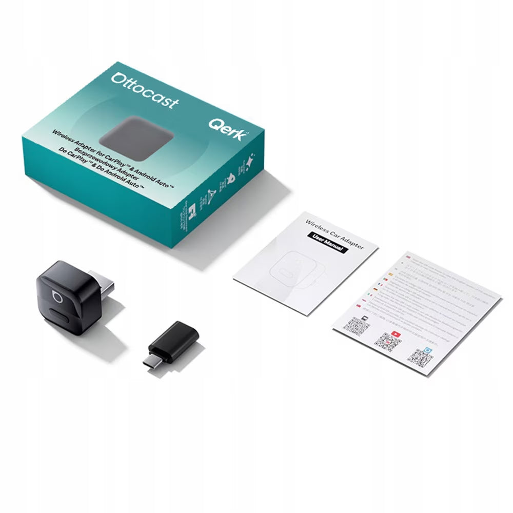 Draadloze Carplay / Android Auto-adapter Ottocast Mini Pico Style A voor Apple iPhone / Android Series CA525-T