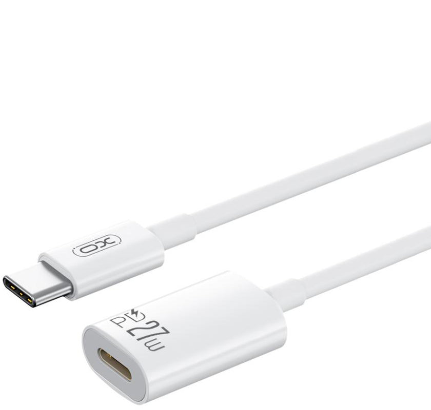 Data- en Oplaadadapter USB-C - Lightning XO Design NB-R268A, Wit