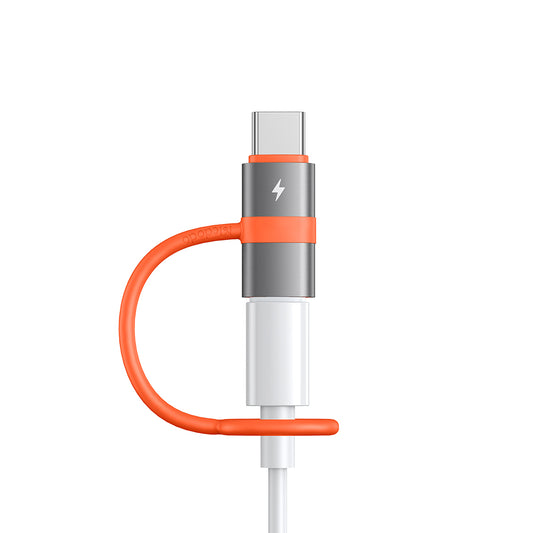 Adapter voor gegevens en opladen Lightning - USB-C McDodo OT-5530, Grijs