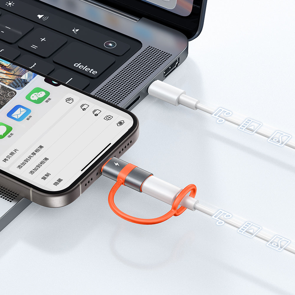 Daten- und Ladeadapter Lightning - USB-C McDodo OT-5530, Grau