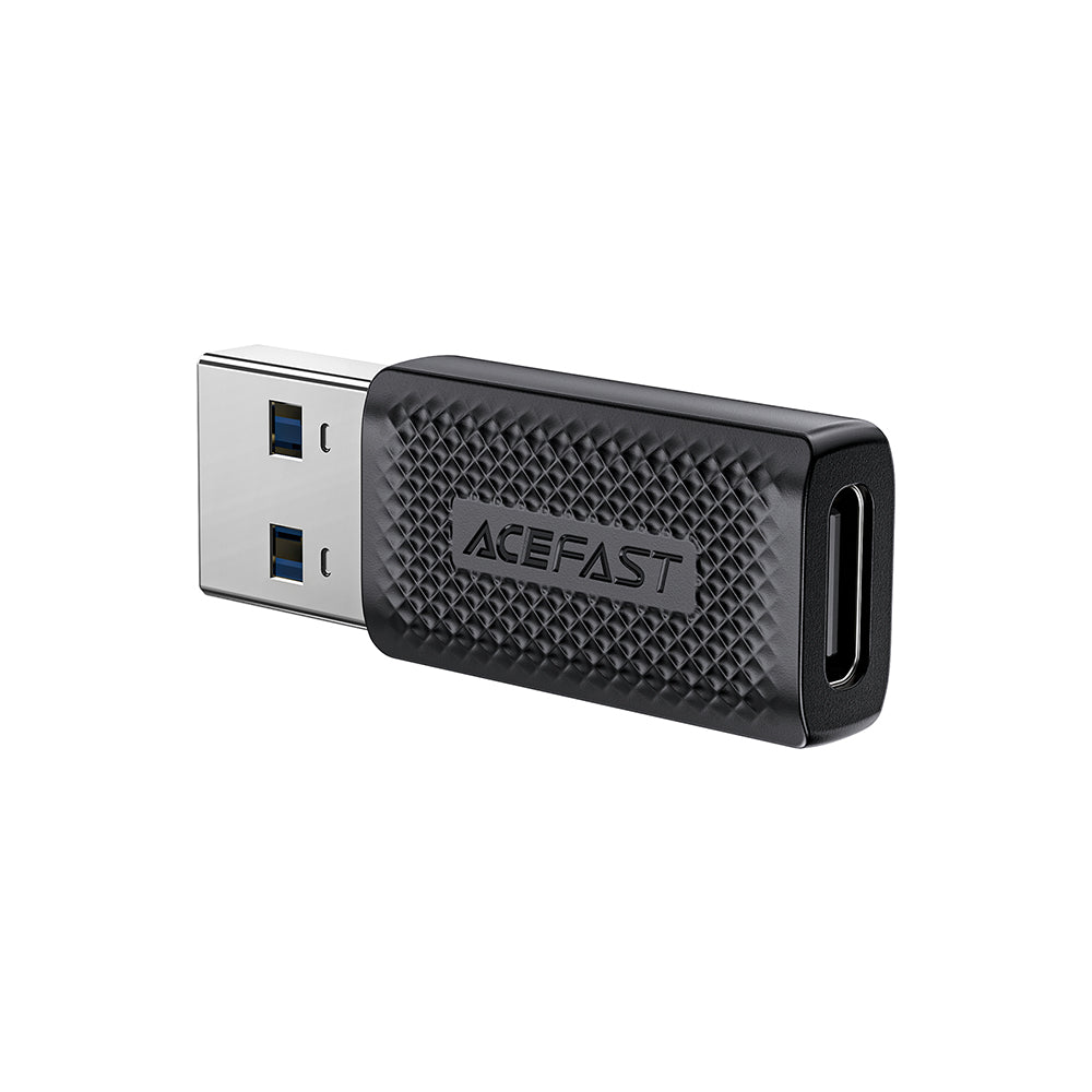 Data- en Oplaadadapter USB-C - USB-A Acefast J2, Zwart