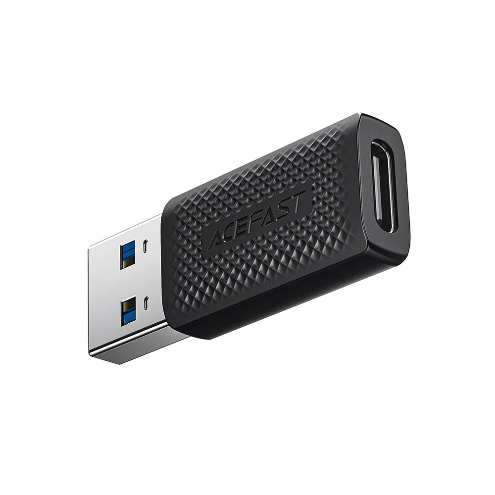 Data- en Oplaadadapter USB-C - USB-A Acefast J2, Zwart