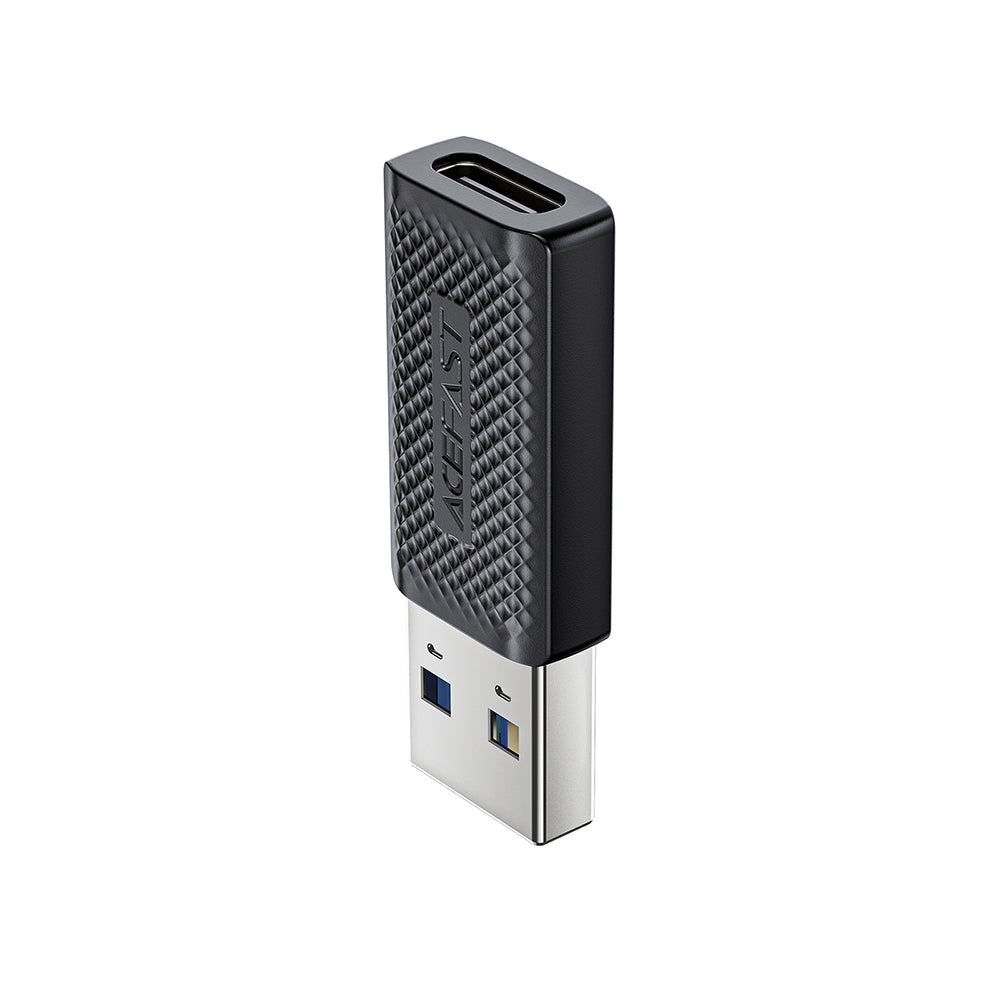 Data- en Oplaadadapter USB-C - USB-A Acefast J2, Zwart