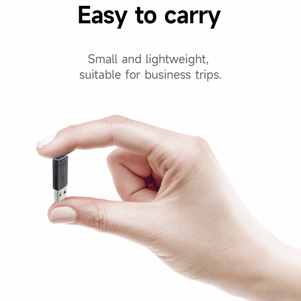 Data- en Oplaadadapter USB-C - USB-A Acefast J2, Zwart