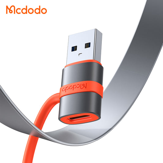 Adaptateur de Données et de Chargement USB-C - USB-A McDodo OT-3800, Gris