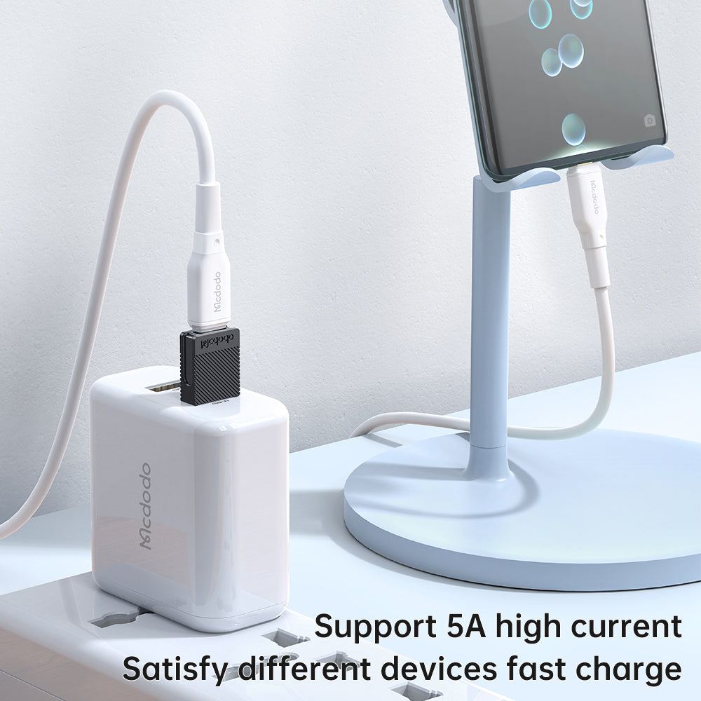 Data- en Oplaadadapter USB-C - USB-A McDodo OT-6970, Zwart