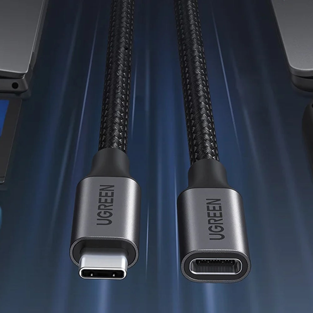 USB-C Verlängerungskabel UGREEN US372 (45191), 1m, Schwarz