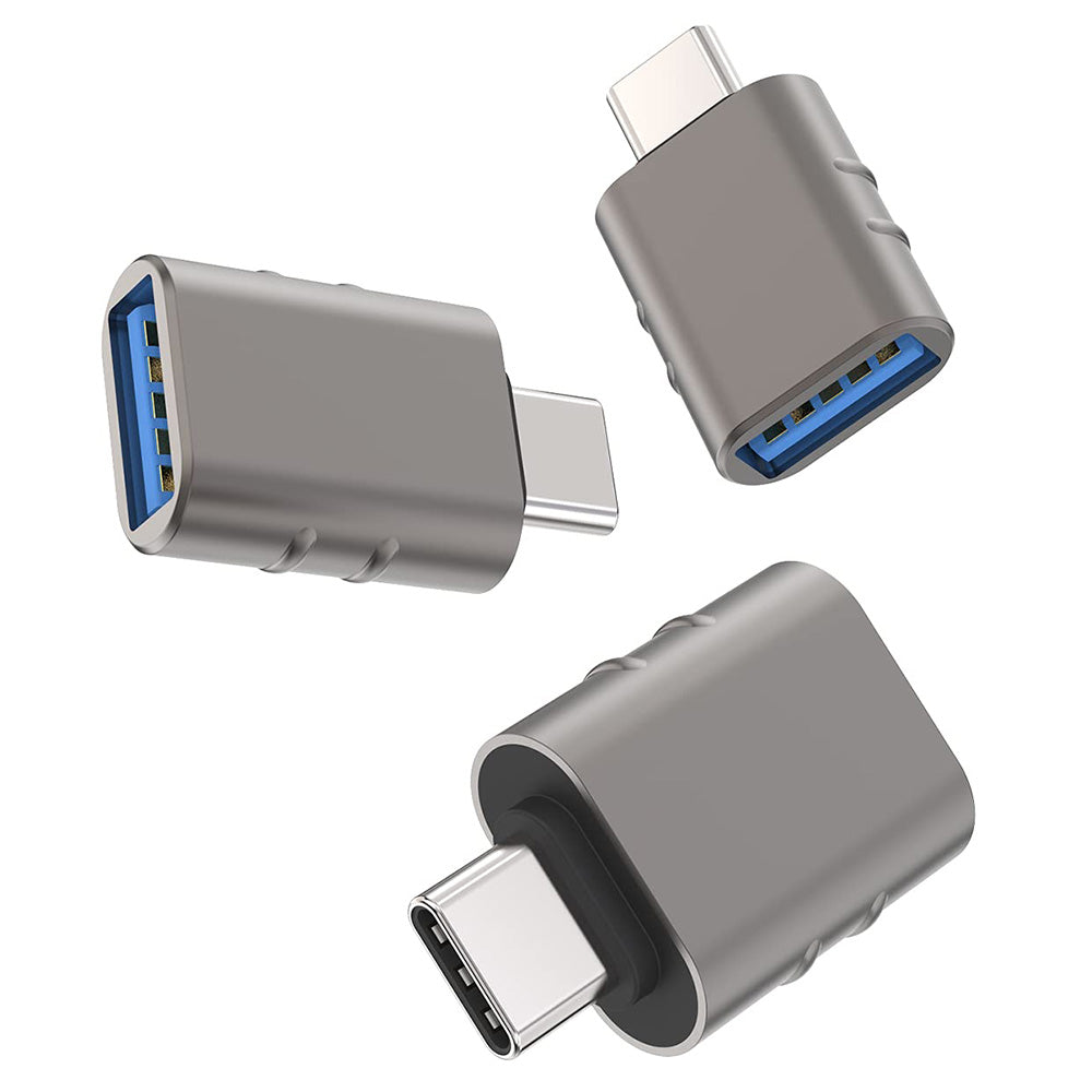 OTG Adapter USB-C - USB-A Techsuit A10 SlateVolt, Grijs