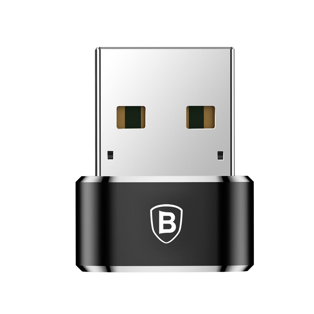 USB-C naar USB-A Baseus USB-C naar USB-A oplaad- en data-adapter, zwart CAAOTG-01 CAAOTG-01