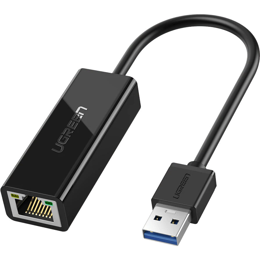 Netwerkkaart UGREEN CR111, RJ45, USB 3.0, Zwart