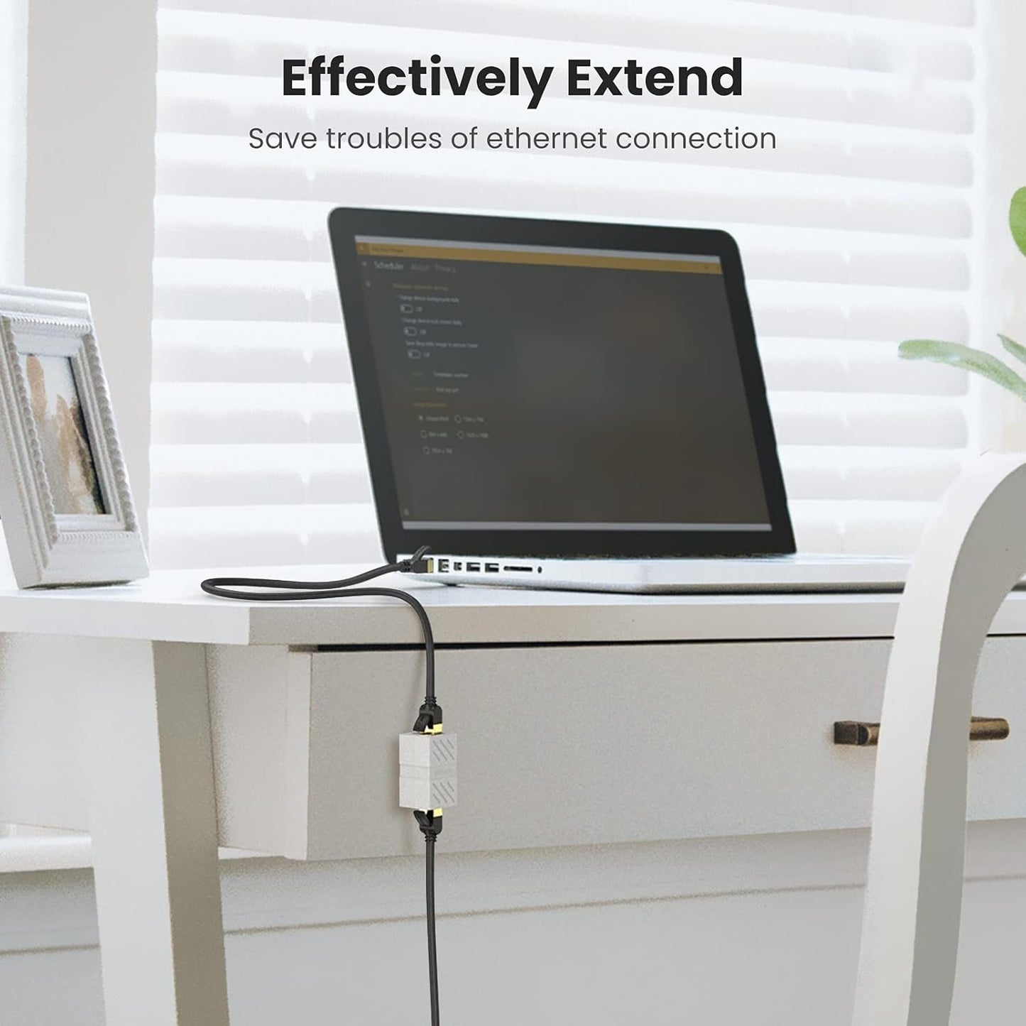 Netwerkadapter UGREEN NW114, RJ45 - RJ45, Wit