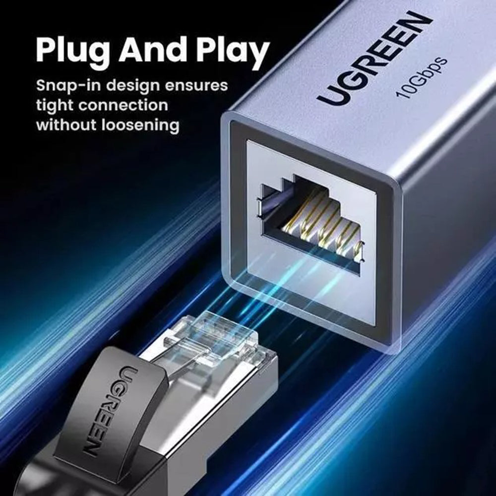 Netwerkadapter UGREEN NW261, RJ45 - RJ45, Zwart