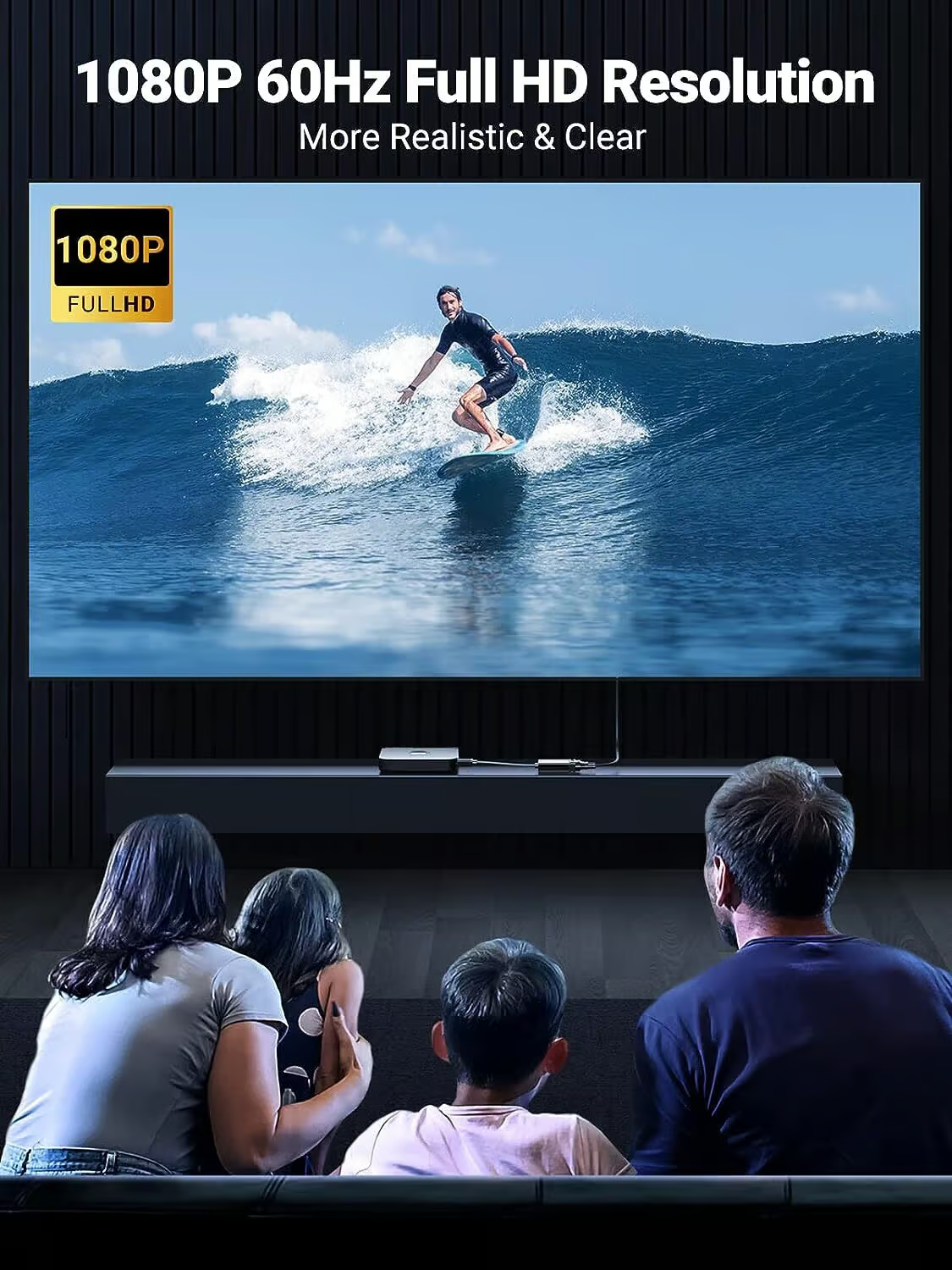 UGREEN CM611 Video-adapter (90813), HDMI - VGA, 1080P, Zwart