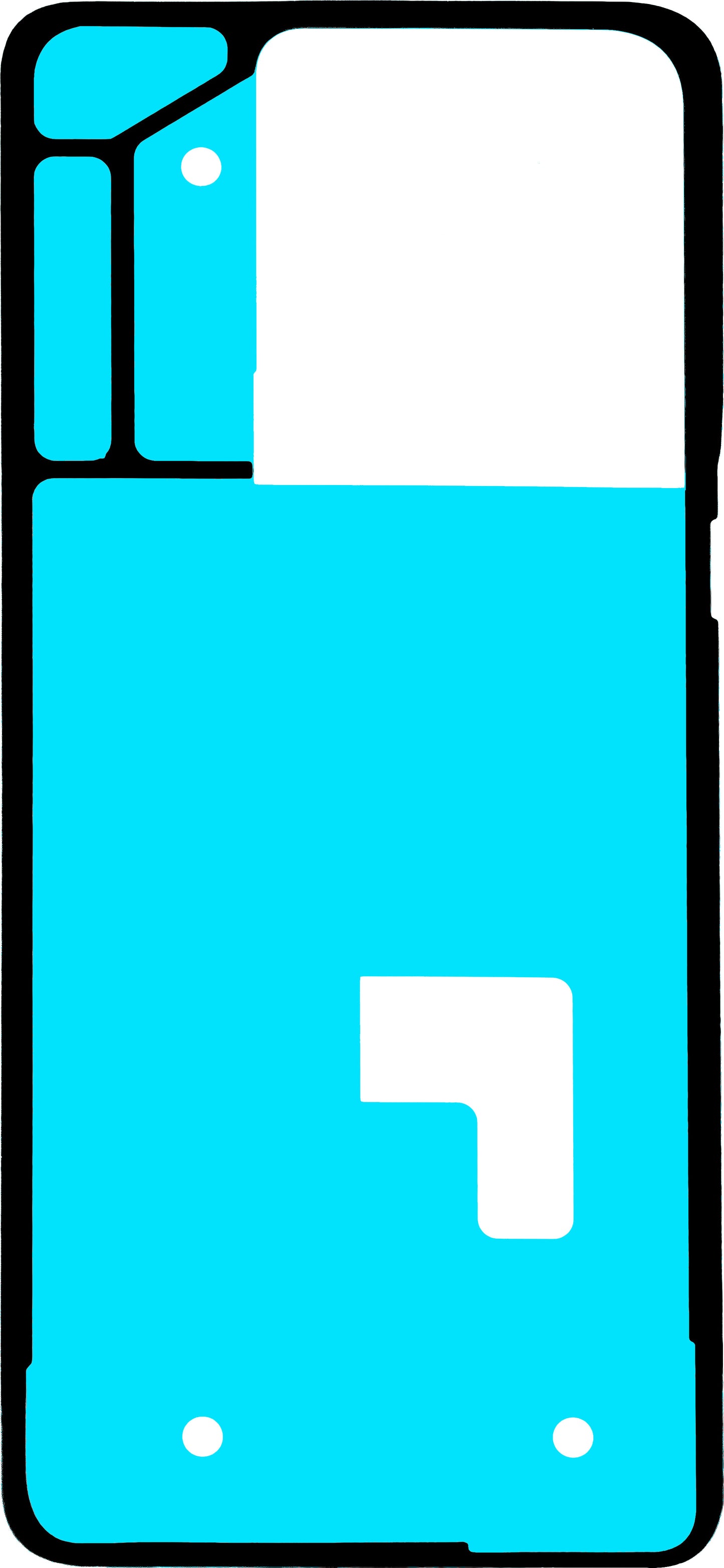 Motorola Edge 50 Pro Battery Cover Adhesive, Service Pack 5D78C24171