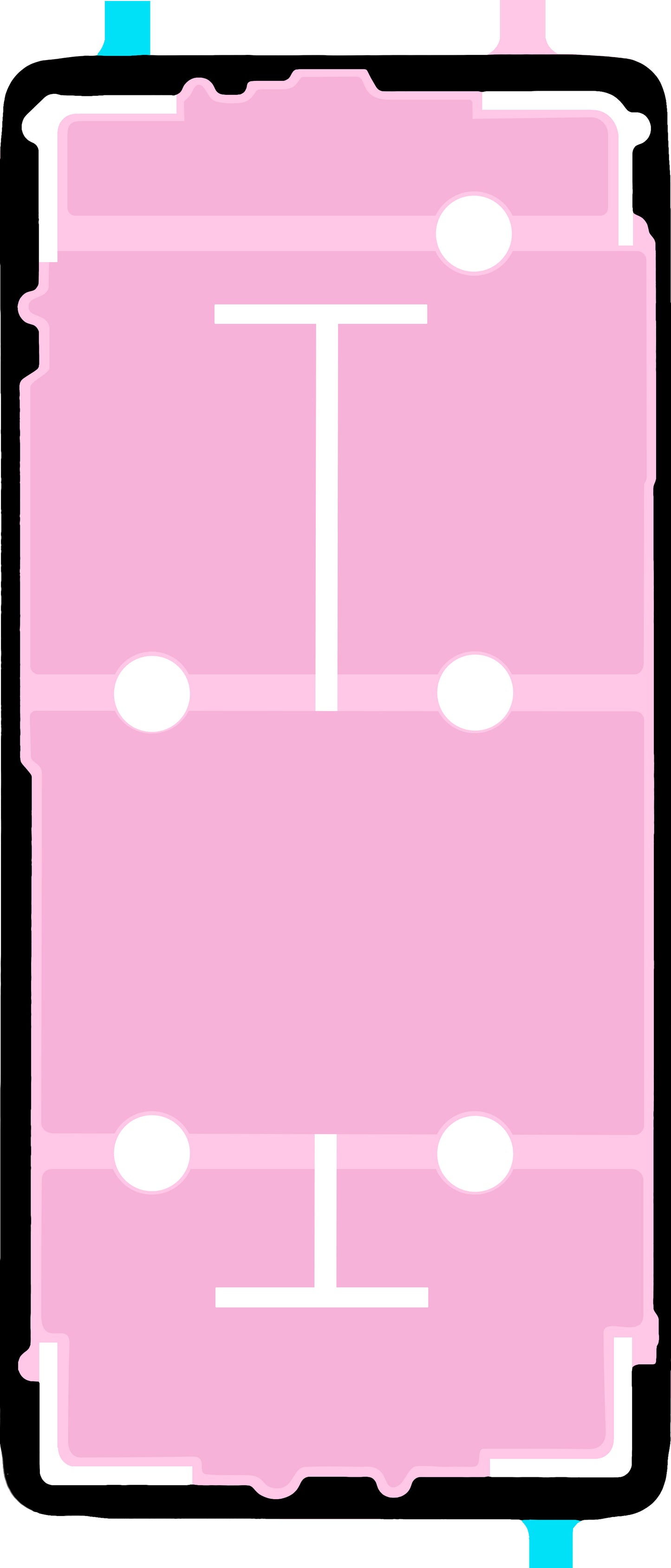 Battery Cover Adhesive Realme GT 7, Service Pack 612717000517