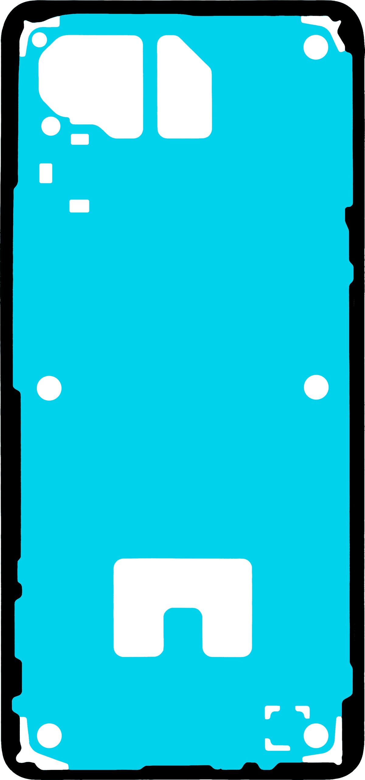 Lijm Batterij Cover Realme 16 Pro+, Service Pack 612717000972