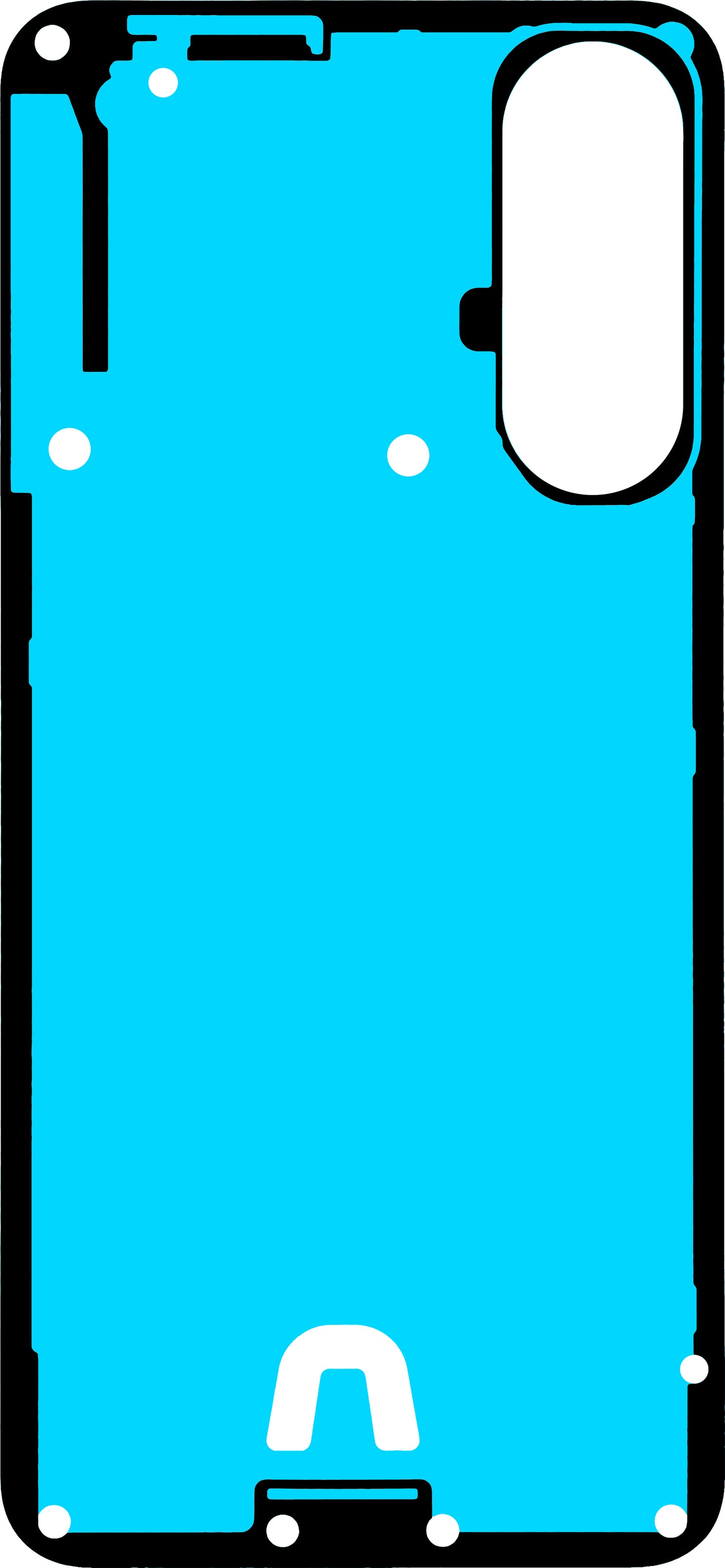 Samsung Galaxy A17 5G Batterijkap Lijm, Service Pack GH81-27932A