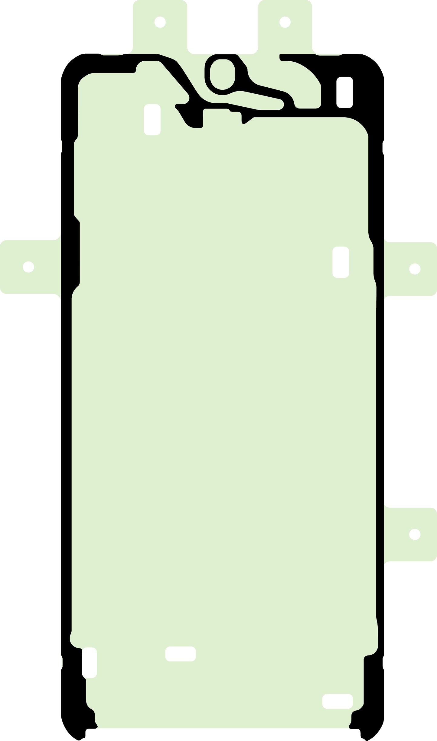 Displaylijm Samsung Galaxy S24+ S926, Service Pack GH81-24780A