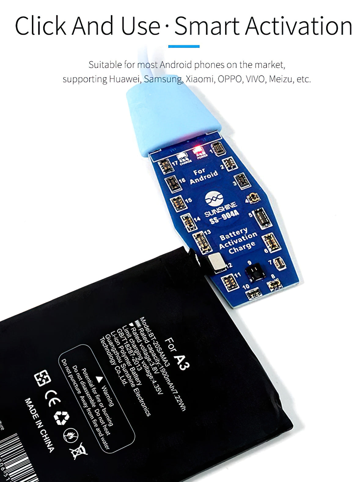 Sunshine SS-904A Voedingskaart voor Android Series