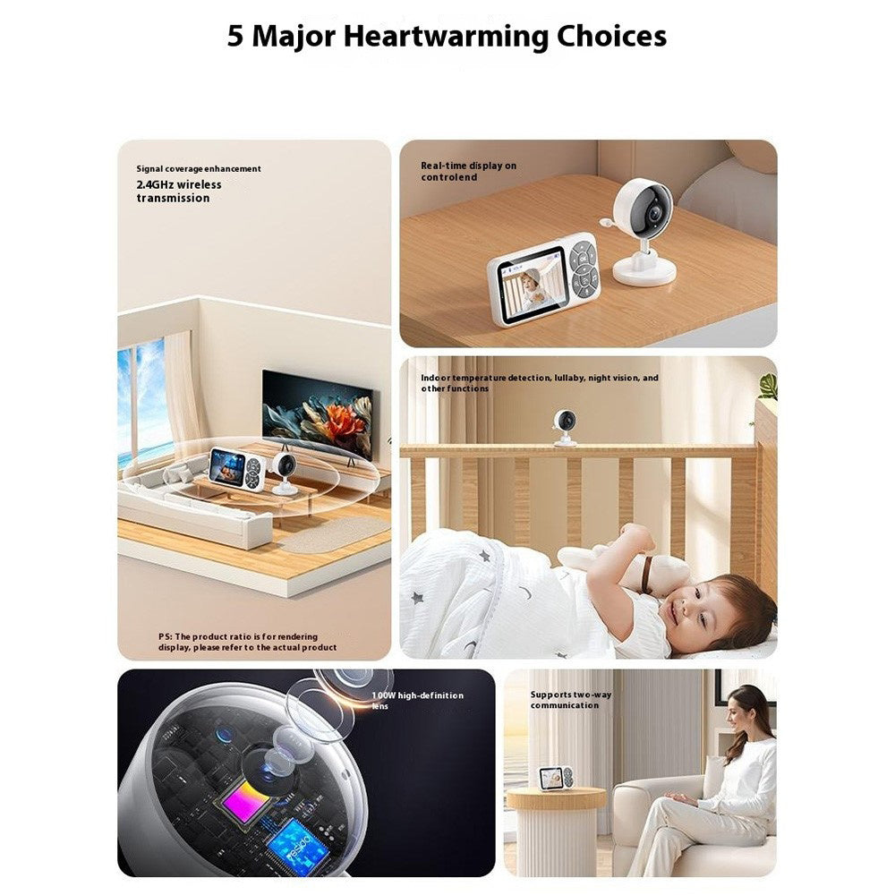 Baby Monitor Yesido KM26, Wi-Fi, Blanc