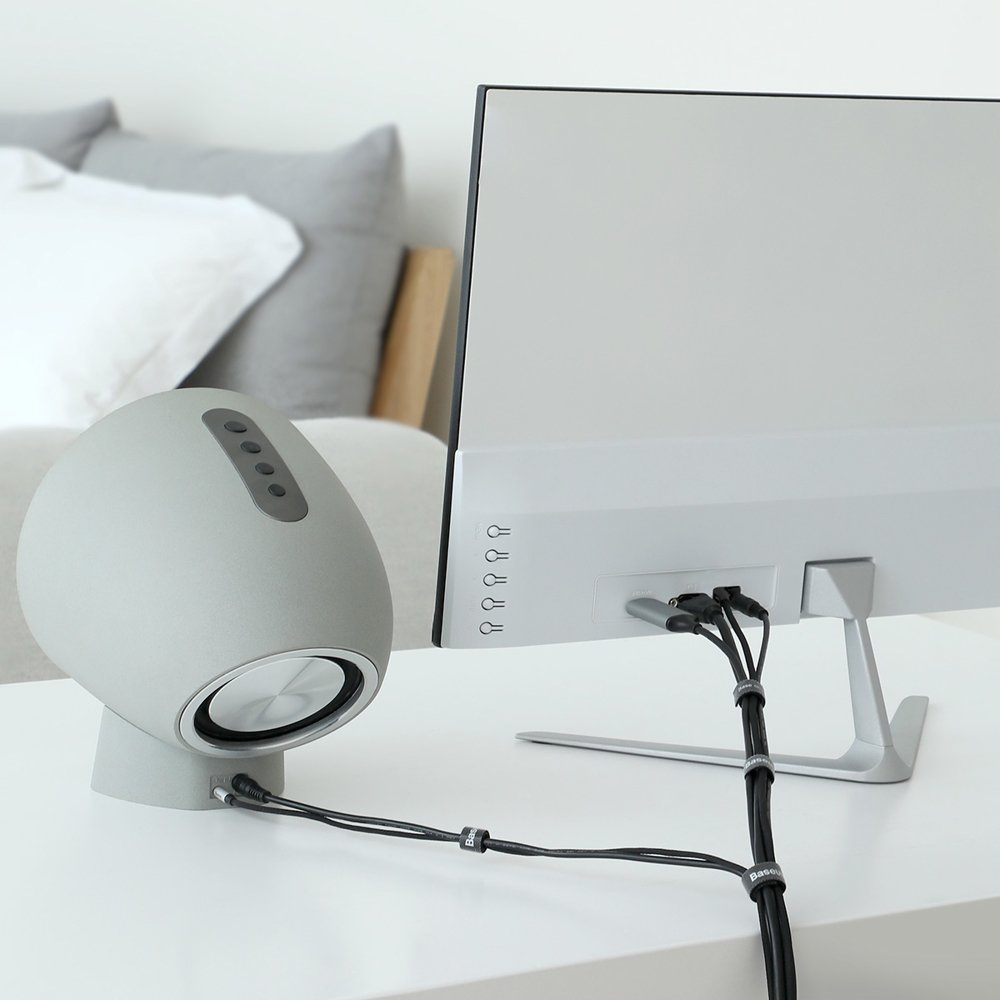 Baseus Circle Kabelorganizer, Velcro, 3m, Zwart ACMGT-F01