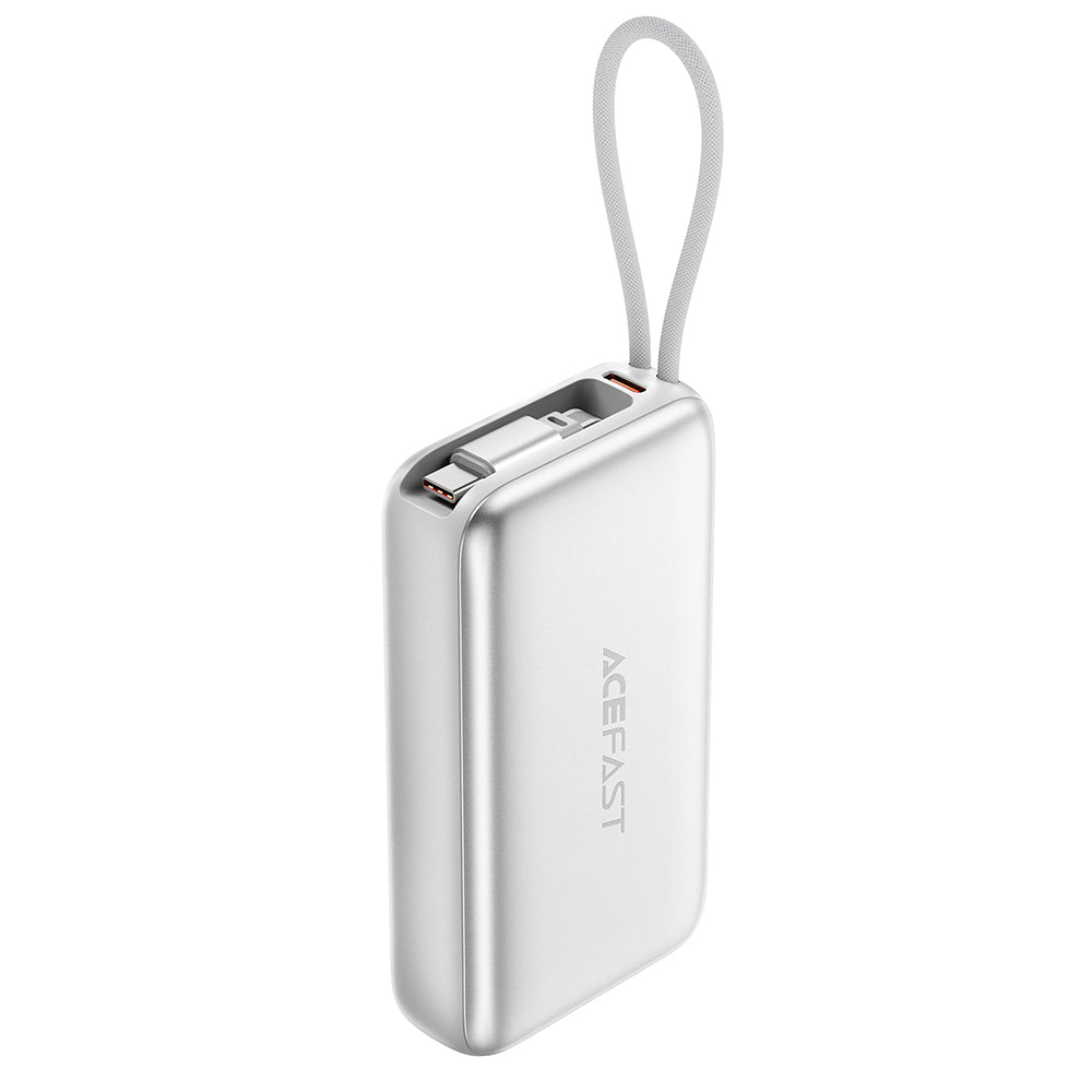 Batterie Externe Acefast M32, 10000mAh, 35W, PD, 2 x USB-C, Argentée