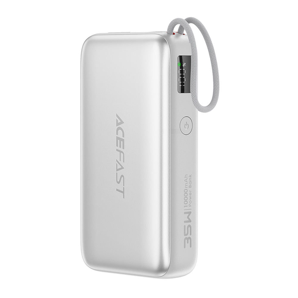Batterie Externe Acefast M32, 10000mAh, 35W, PD, 2 x USB-C, Argentée