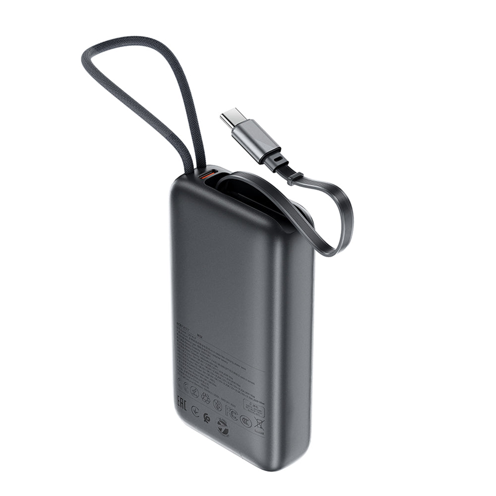 Batterie Externe Acefast M32, 10000mAh, 35W, PD, 2 x USB-C, Gris