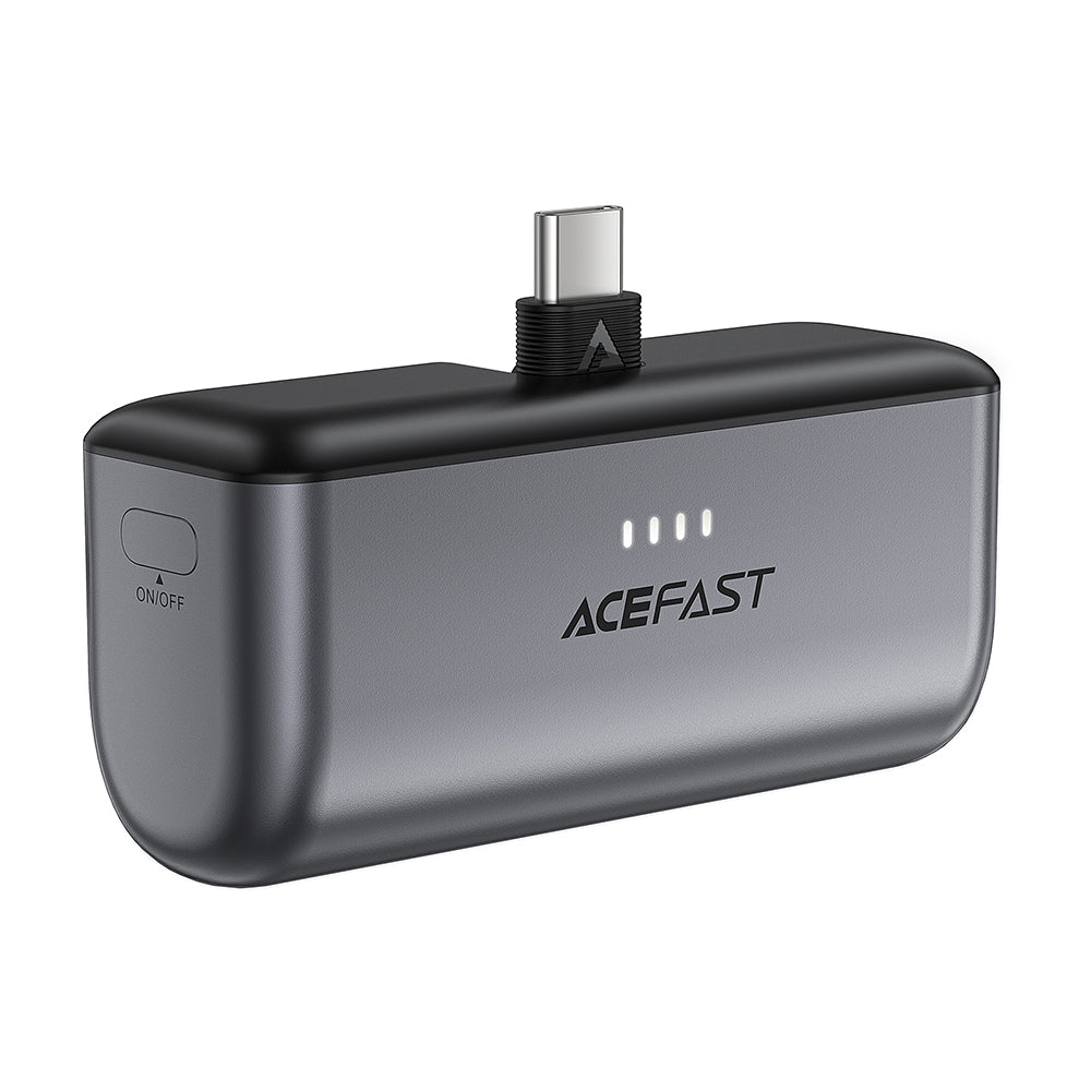 Batterie Externe Acefast M9, 5000mAh, 20W, PD, 2 x USB-C, Noire