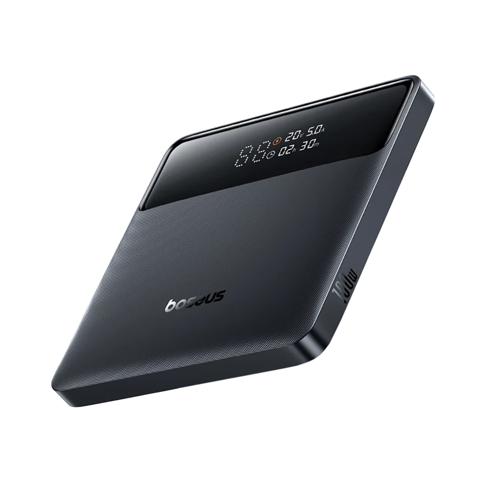 Externe Batterij Baseus Blade H1, 20000mAh, 100W, QC + PD, 2 x USB-A - 2 x USB-C, Zwart