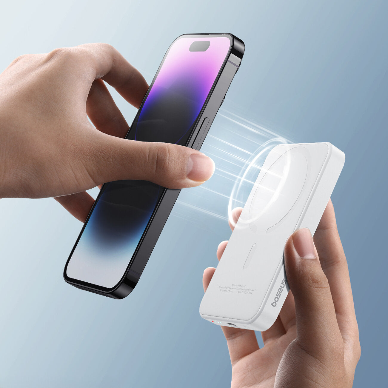 Baseus Magnetic Mini Powerbank 5000mAh | 20W PD & Qi | Weiß
