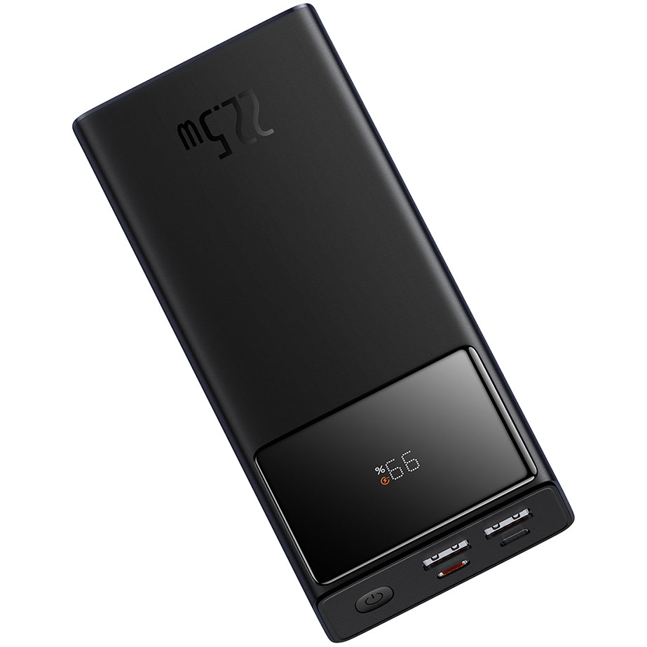 Batterie Externe Baseus Star Lord, 20000mAh, 22.5W, QC + PD, 1 x USB-C - 2 x USB-A, Noire PPXJ080001