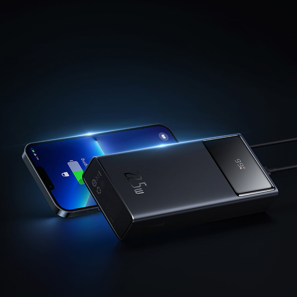 Batterie Externe Baseus Star Lord, 20000mAh, 22.5W, QC + PD, 1 x USB-C - 2 x USB-A, Noire PPXJ080001