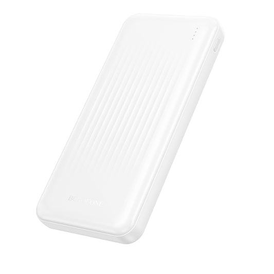 Borofone BJ78 Clever Externe Batterij, 10000mAh, 10W, 2 x USB-A, Wit